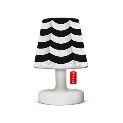 stripe curtain black