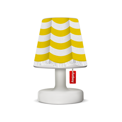 stripe curtain yellow