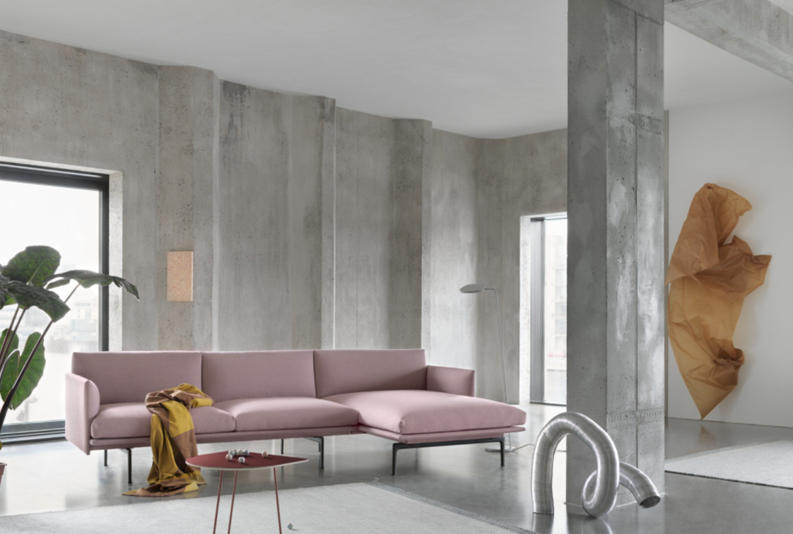 OBOS Office Furniture Cork - Muuto Outline Sofa (Chaise Longue)