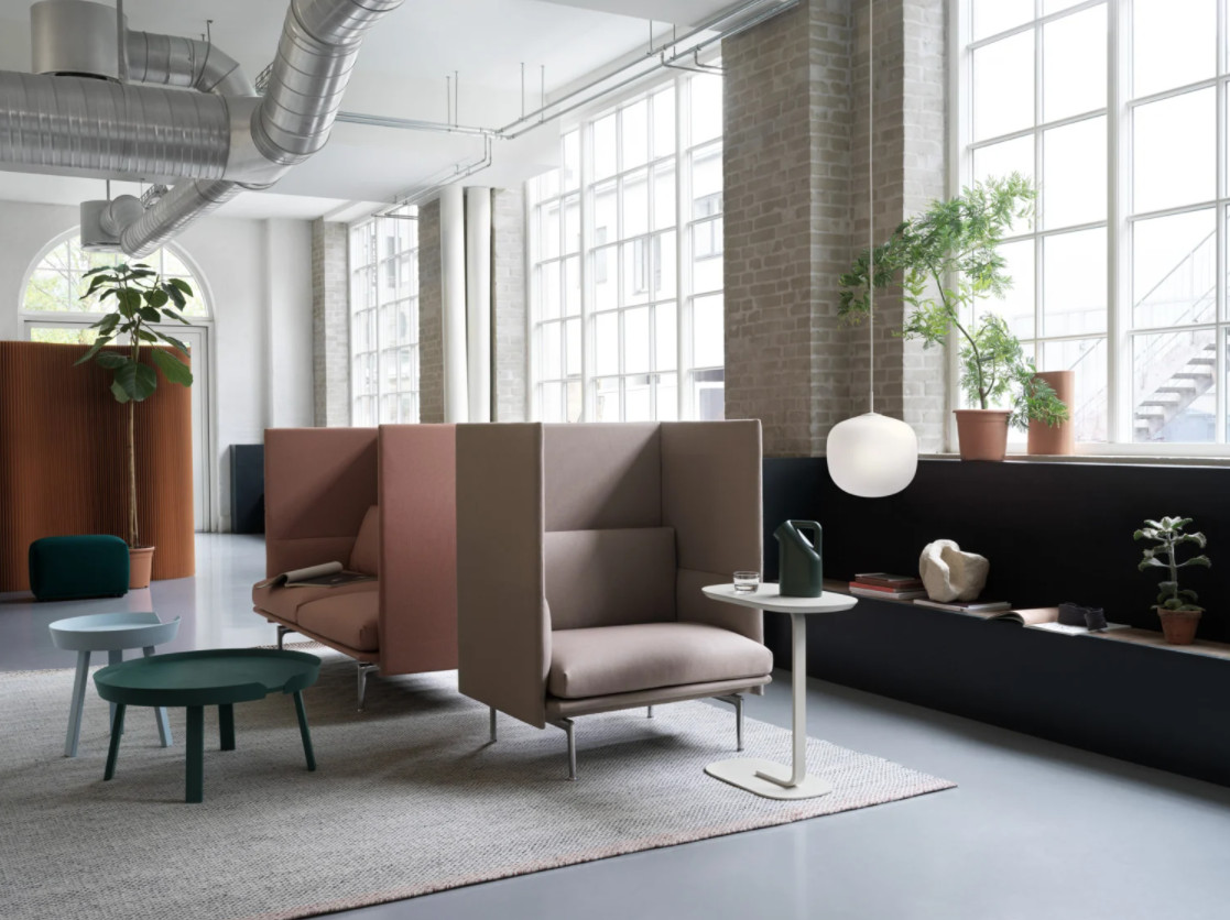 OBOS Office Furniture Cork - Muuto Outline Highback Single Sofa