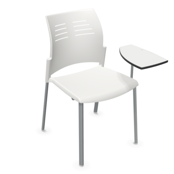 White writing desk left