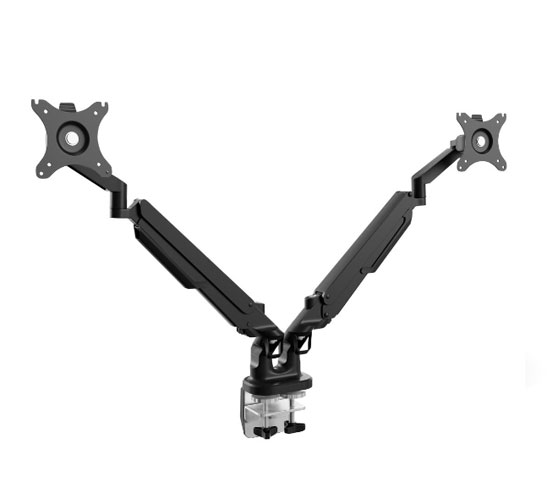 Emma Double Gas Spring Monitor Arm